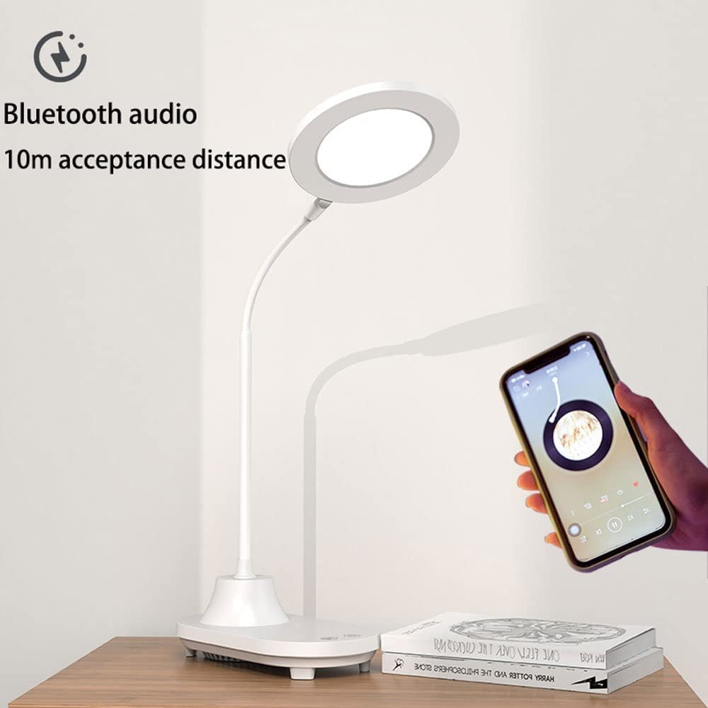 Lampe de bureau à LED, lampe de bureau d'étude, température de couleur à trois vitesses, gradation en continu, interrupteur tactile, lampe de travail de protection des yeux for l'étude, la lecture, l'