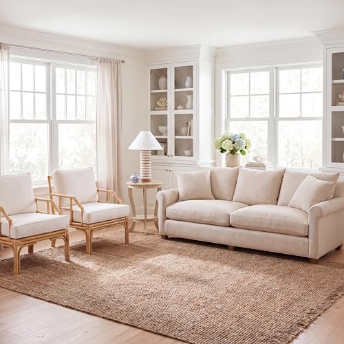 Tapete decorativo de yute SAFAVIEH 8x10 Natural