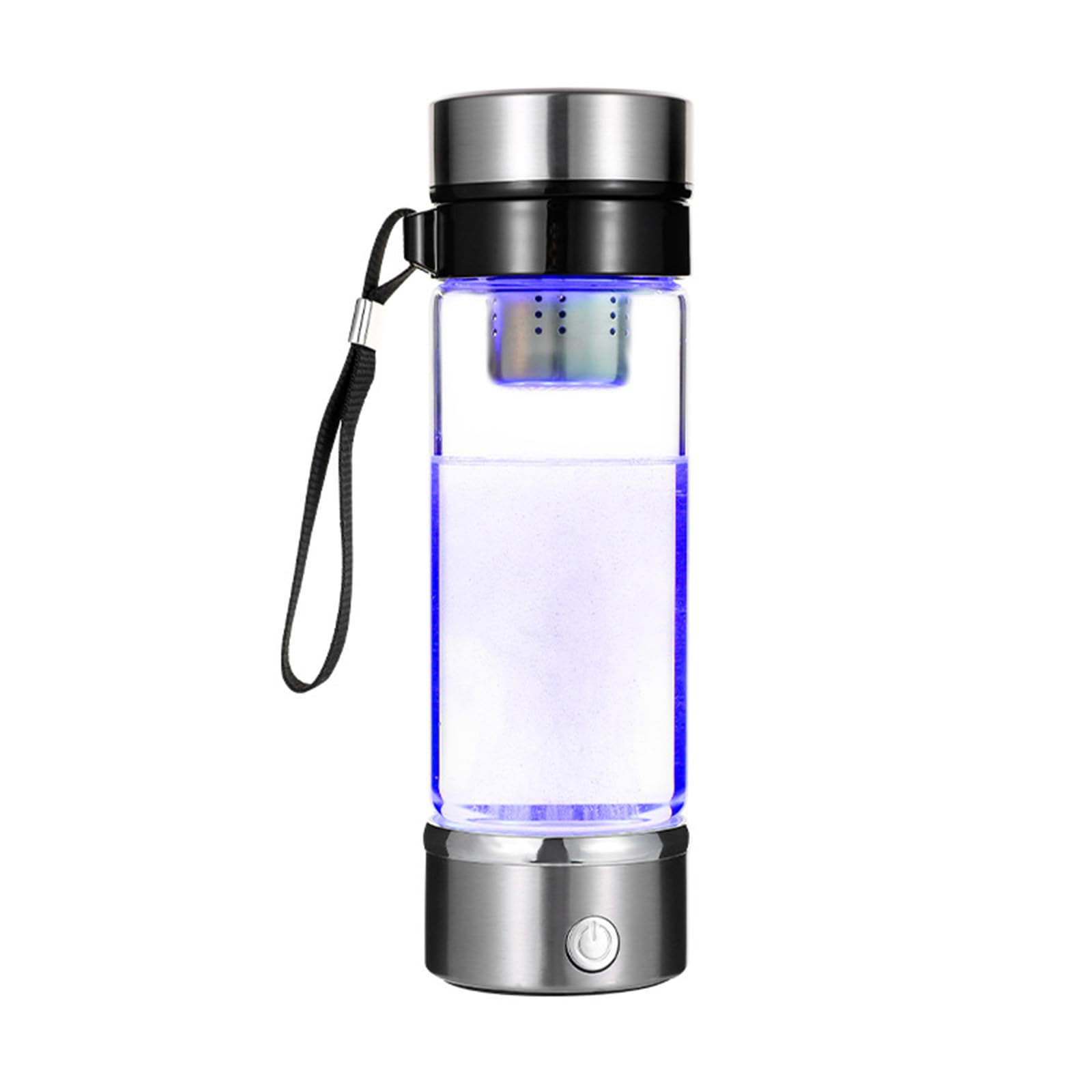 Jazuaiao 420ml Hydrogens Water Bottle with Fast Electrolysis Technology for Water for Home or Travel Hydrogens Bottle