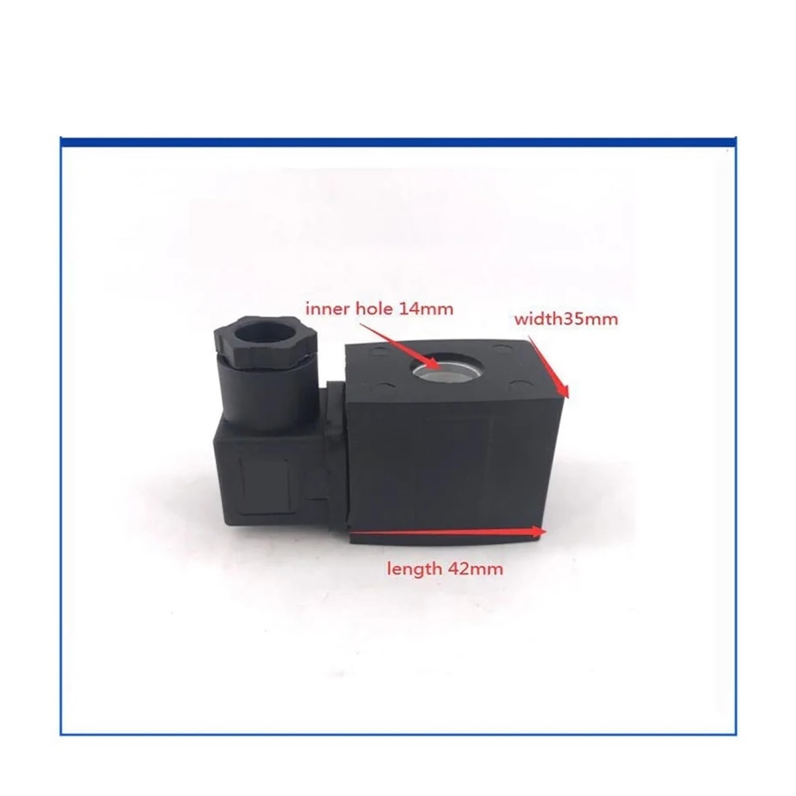 Otwór wewnętrzny cewki zaworu elektromagnetycznego cewki zaworu pulsacyjnego 14 mm wysokość 42 mm AC220V DC24V (220V)