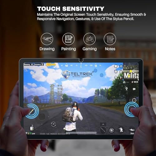 Image of Screen Guard Compatible With Amazon Fire Max 11 Tab (13th Gen Generation 2023 11 Inch Tablet) Flexible Fiber Screenguard Not a Tempered Glass Screen Protector