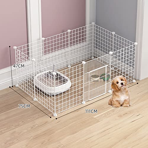 Cage pour chatons d'intérieur spacieuse contre l'ennui des animaux