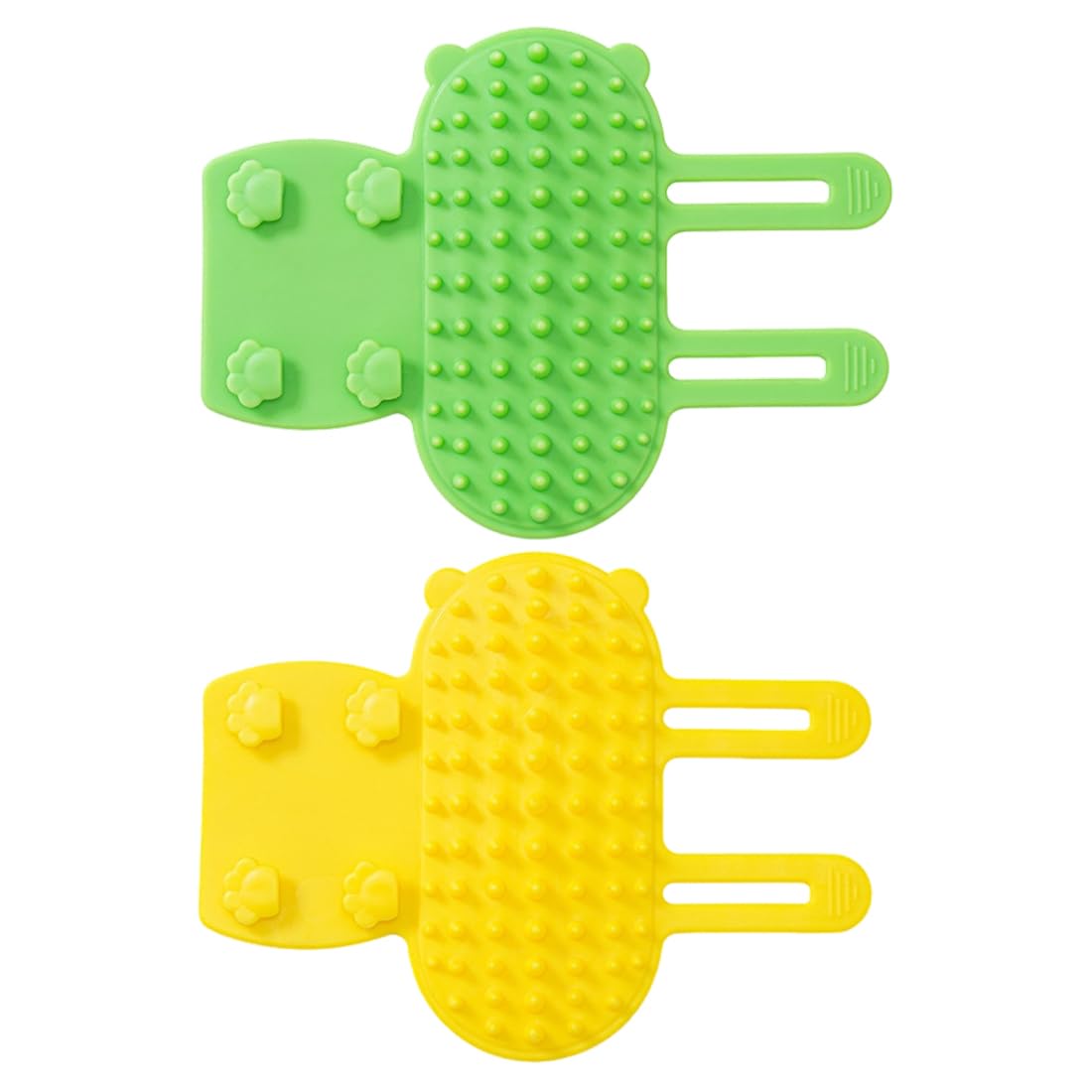 Paquete de 2 cepillos antipicazón para mascotas, cepillo para esquinas y autolimpieza