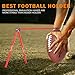 VqVozSua Football Kicking Tee Stand, Field Goal Punter Kick Off Holder Compatible with All Football Sizes, Portable Football Accessories Practice Gifts for Tracker