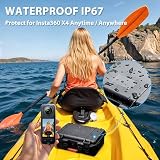 Tomat Futerał do Insta360 X4, Twarda Obudowa Podróżna do Przechowywania Akcesoriów Aparatu