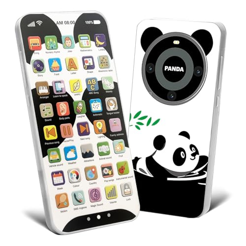 Bambebe Téléphone Jouet Bébé Rechargeable 12-18 Mois, Jouet Musical Interactif avec Sons et Lumières, Jouet Éducatif pour Filles Garçons 1 an, Idée...