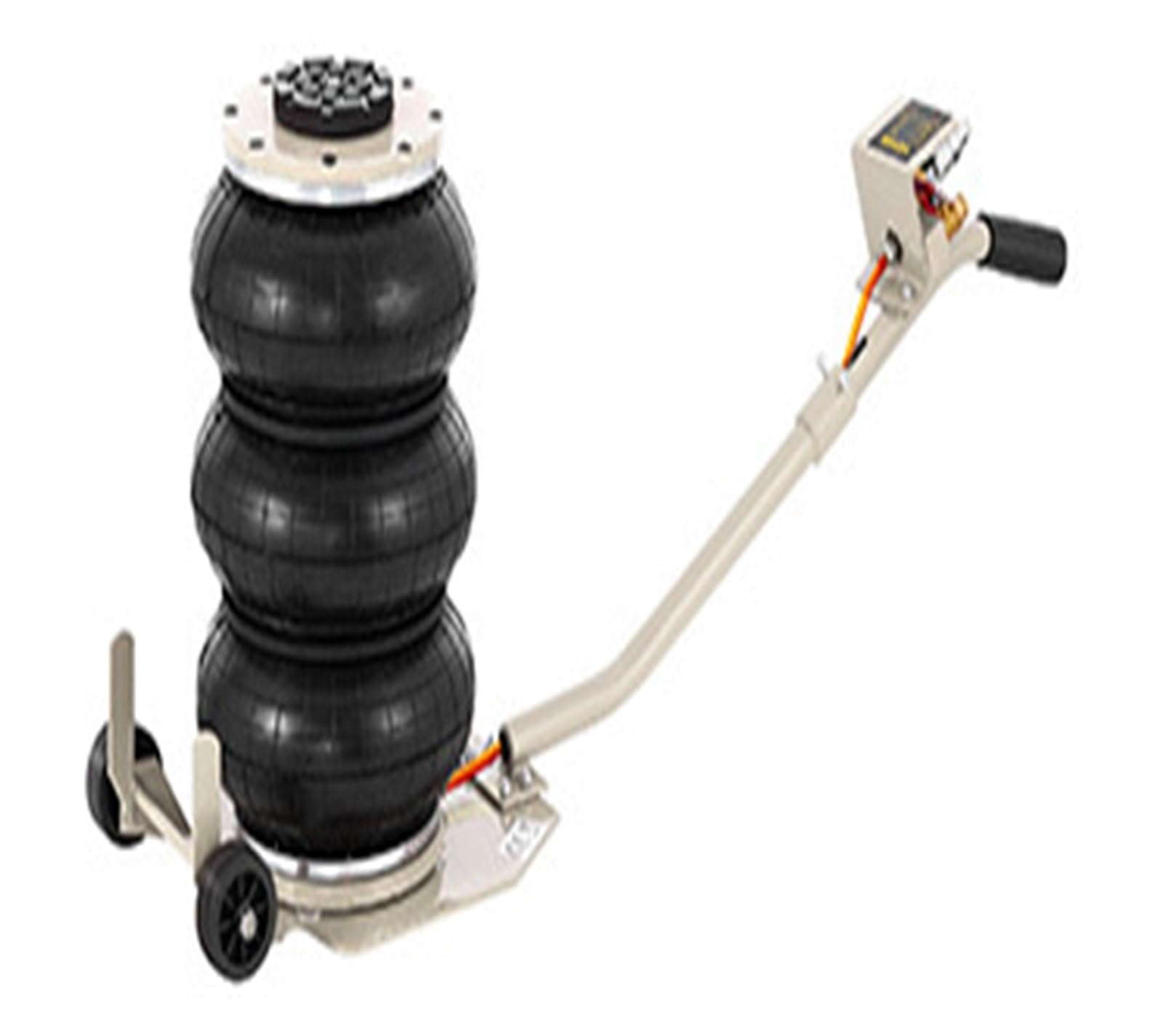 Cric Auto, 3/5 Ton Car Triple Bag Air Jack Martinetto pneumatico Altezza di sollevamento veloce 16 pollici / 40CM for strumento di riparazione automatica for camion for auto SUV(White 5 Ton)