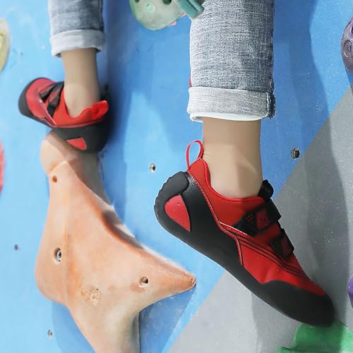 Image of Climbing Shoes Mens Light Anti-Slip Indoor Outdoor Rock Climbing Sneaker for Beginners Professional Climbers