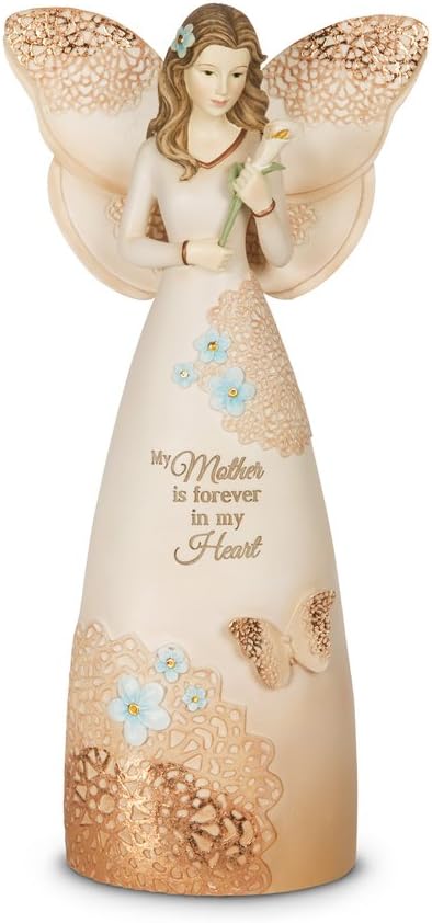 Pavilion Gift Company19043 Light Your Way Memorial Mother Angel Figurine, 9-Inch
