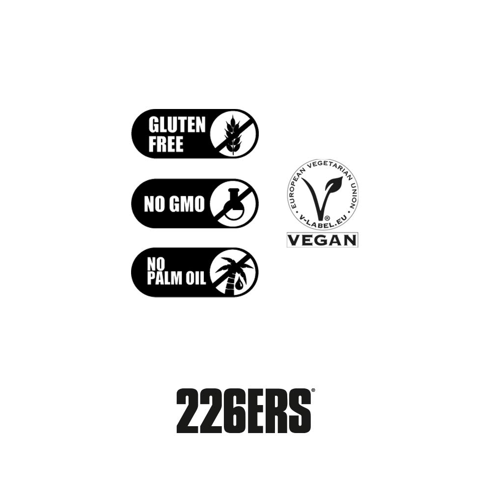 226ERS Race Day Bars, Barrita Energética Veganas, Energy Bars Sin Gluten, Plátano y Jengibre - 1 barra x 40 g