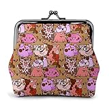 Ein Kussschloss, ein dreidimensionales Schnallendesign, eine Öffnung und eine Schließung, sicher für Banknoten und Münzen. Ihre Finger finden Ihre Münzen leicht.