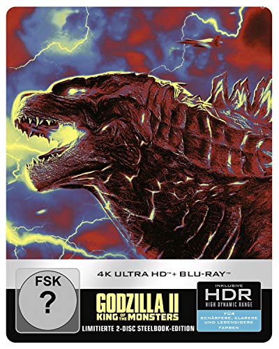 Godzilla II: King of the Monsters – 4K Steelbook (UHD + Blu-ray Disc)