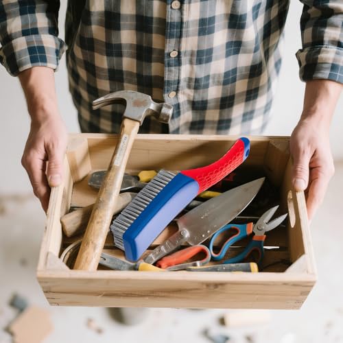 BAISDY Wire Brushes Set, Stainless Steel Wire Brushes for Cleaning Rust Paint Removal with Curved Handle 7 BAISDY Wire Brushes Set, Stainless Steel Wire Brushes for Cleaning Rust Paint Removal with Curved Handle - Image 7