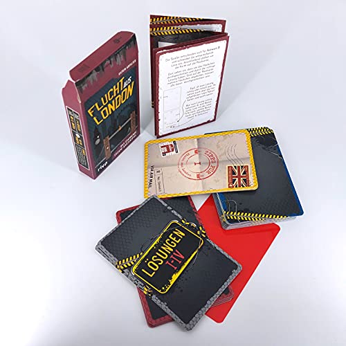Flucht aus London: Das spannende Escape-Room-Kartenspiel. Das perfekte Geschenk für alle Escape-Room-Spiel-Fans. Im handlichen Kartenformat ideal für unterwegs. Ab 12 Jahren
