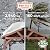 Backyard Discovery Arlington 12' x 10' Cedar Wood Outdoor Gazebo Pavilion with Hardtop Galvanized Steel Peak Roof, Snow Support, Wind Resistance, PowerPort, Shade for Garden, Patio, Deck, Entertaining
