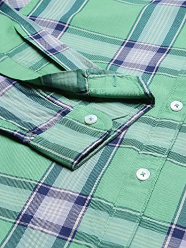 Image of Dennis Lingo Men's Checkered Slim Fit Cotton Casual Shirt
