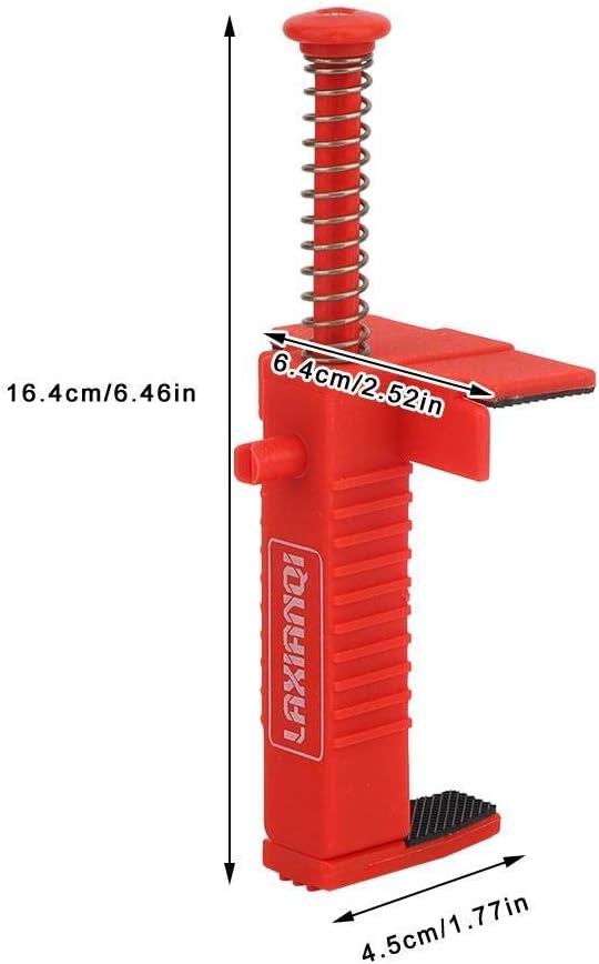2PCs Brick Liner Runner Leveling Measuring Wire Drawer Tool Fixer Brick Line Clips Puller Wire Clamp For Building Construction Fixture(Red Brickwork Line Puller)