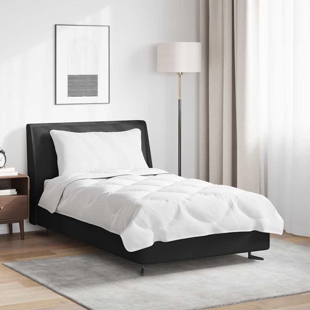 Generico Set di Piumoni con Cuscino 2 PCS Bianco Microfibra,Biancheria,Lenzuola e Coperte,Trapunte e piumini-3376839