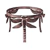 Evergreen Garden Dragonfly Adorned Gazing Ball Stand