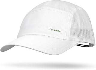 OnWander Performance Running Hat for Men Women - Lightweight Breathable Mesh Cap for Golf Cycling Tennis UV Protection