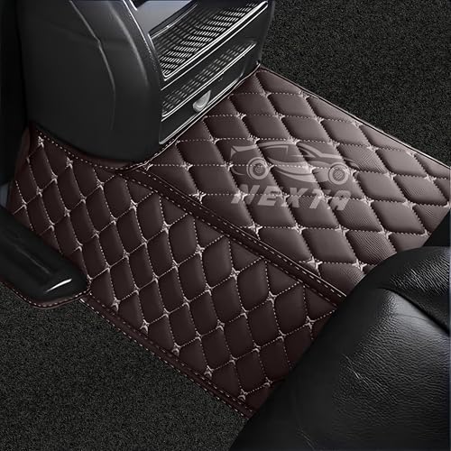 Image of 7D Premium Imported Car Foot Mat for Audi A3 Auto (2016-2026)|Luxurious & Elegant Look | 100% Waterproof and Dust Proof | Custom Fitted Car Floor Mat-Coffee with Black