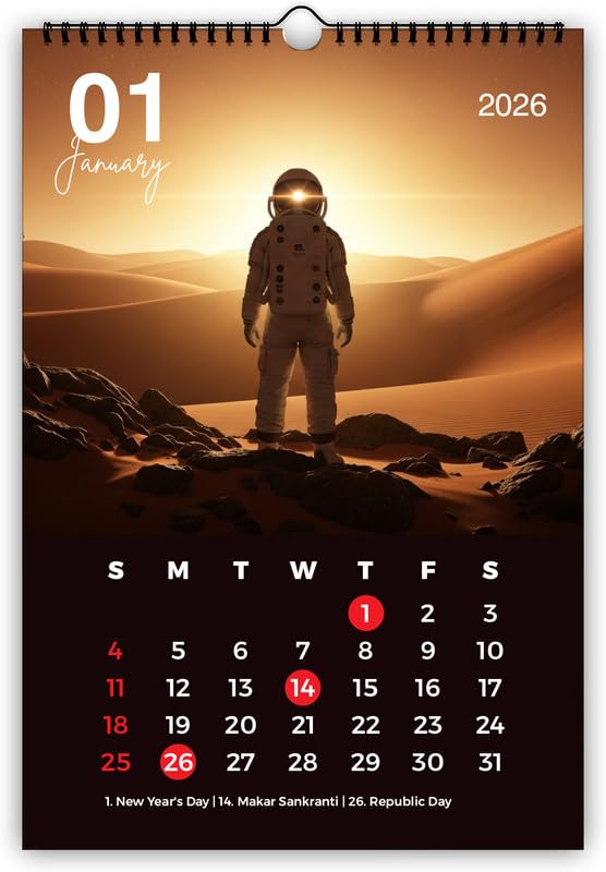 AccuPrints Baby Print Design 2025 Wall Calendar (12 X 18 inches)-image-30