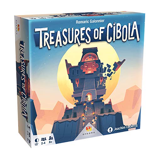 Cibola Treasures of Cibola Family Board Game – Fast Bidding Strategy, Push-Your-Luck Card Game for 2–4 Players, Ages 8+, 15-Minute Play