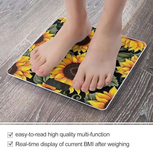 Báscula Digital de Baño Floral Sunflower 26 x 26 cm miniatura 5