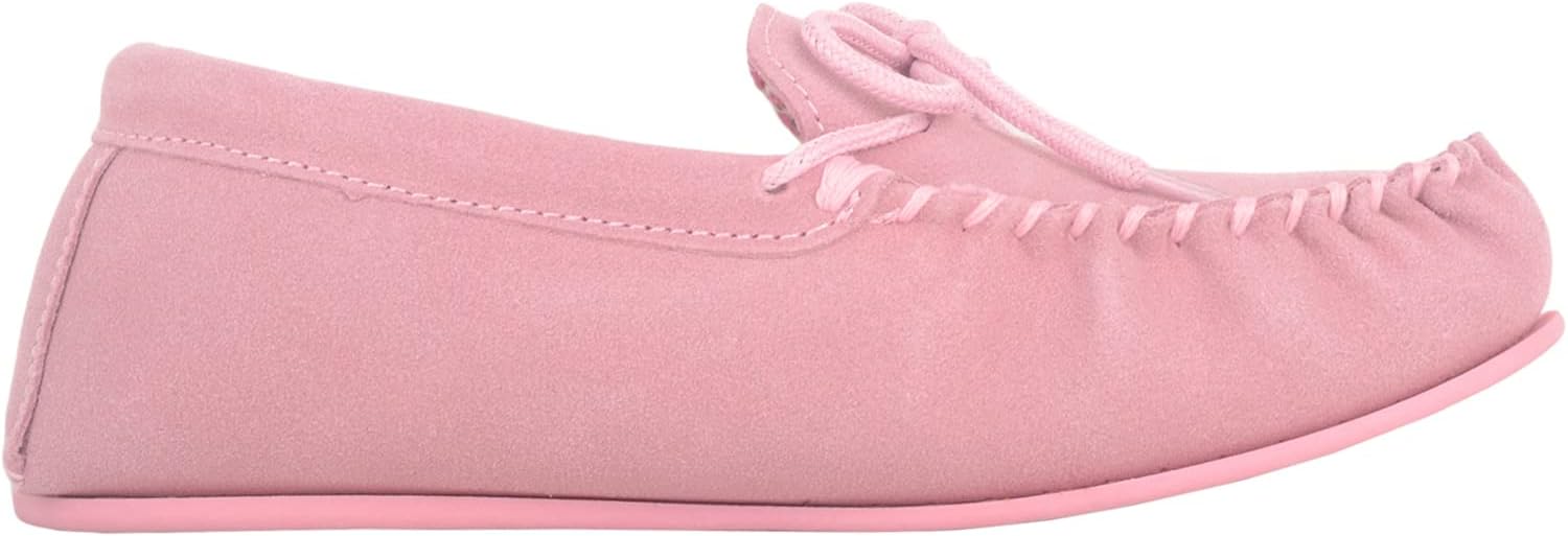 SNUGRUGS Grace Womens Suede Moccasins with Floral Cotton Inner and Rubber Sole 5 51ATpgUzmlL. AC SL1500