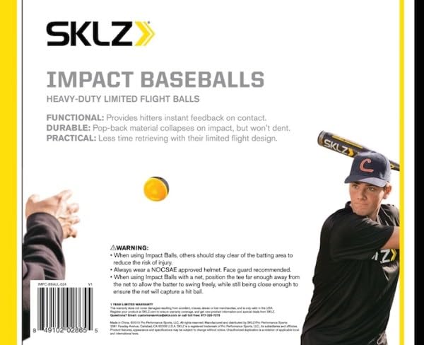 Image of SKLZ Impact Limited-Flight Practice Baseball,
