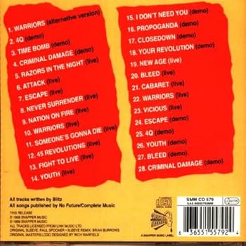 Blitzed an All Out Attack: Amazon.co.uk: CDs & Vinyl