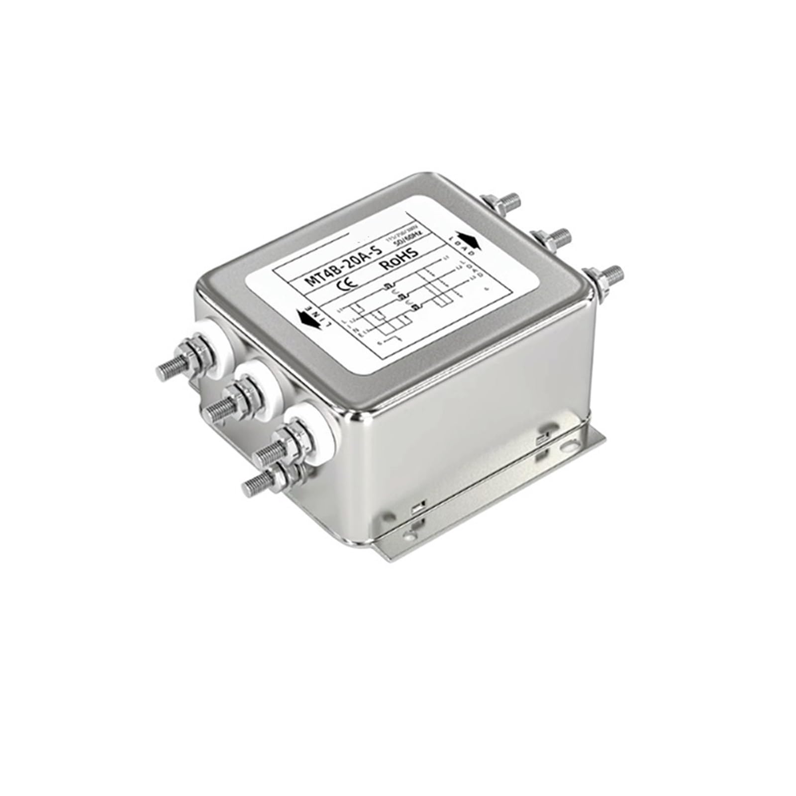 YTMJPQQJI Three-Phase Power Filter MT4B-3/6/10/20/30A-S Purifier Frequency Conversion 380v MT4B-10A-S(MT4B-20A-S)