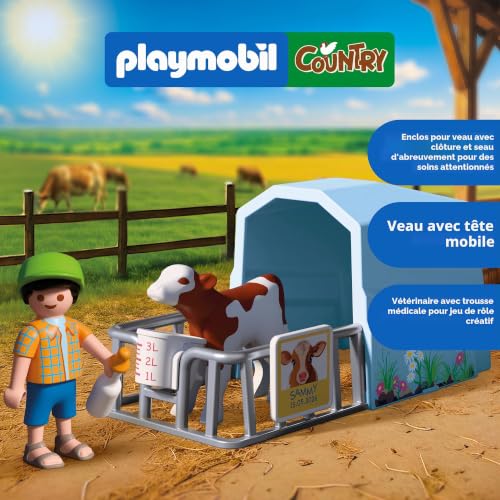 Vétérinaire itinérante & petit veau - vue 4