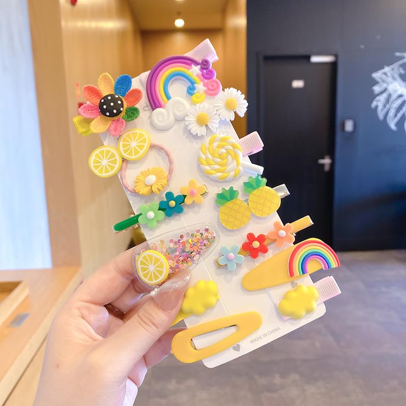 Miniatura 5 de 56 pinzas para el cabello para niñas, pinzas para el cabello para niñas pequeñas, accesorios para el cabello para niñas, lindas pinzas de color