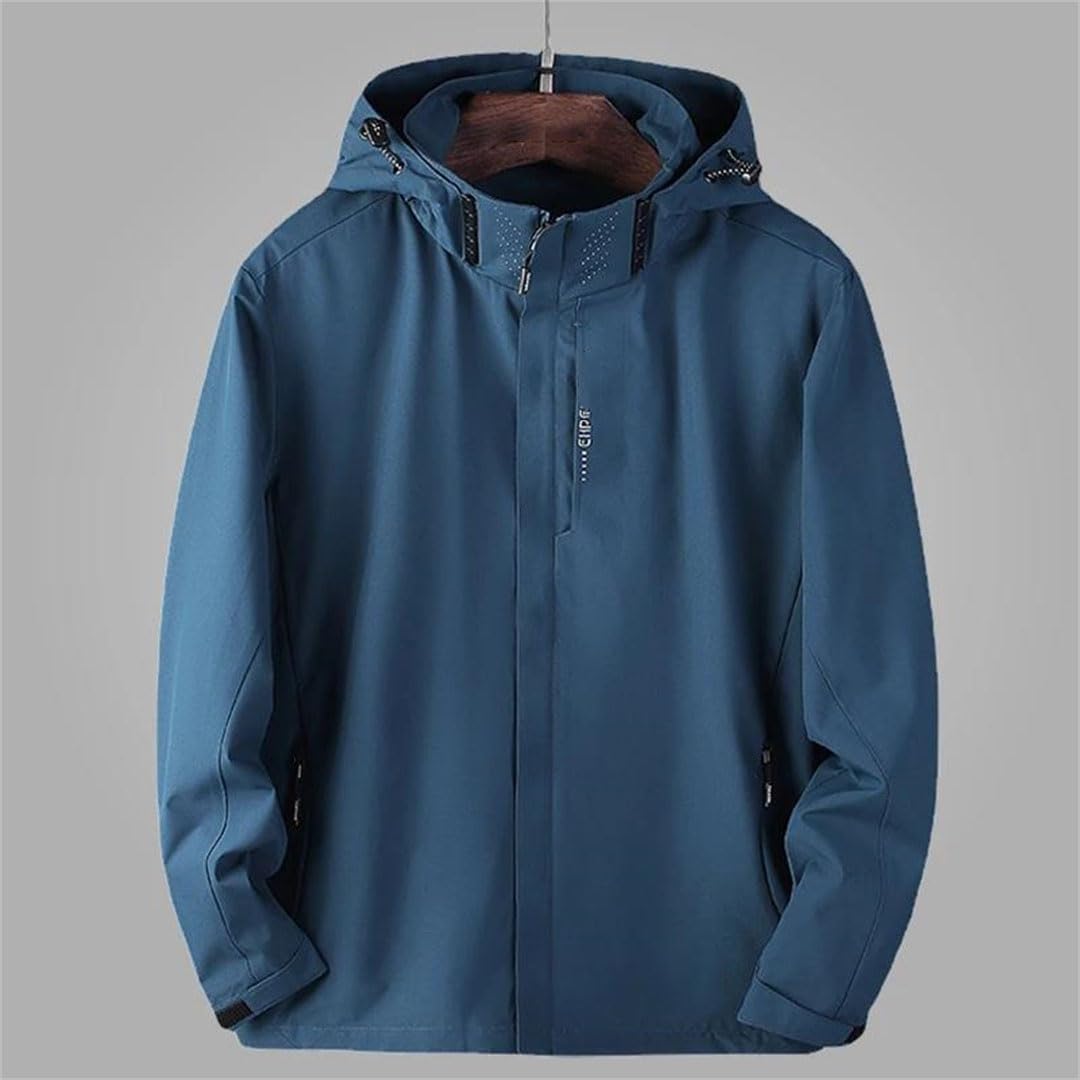 Mens Hiking Jackets Waterproof Clothes Reflective Windbreaker Camping Trekking Jackets Outdoor Windproof Coats