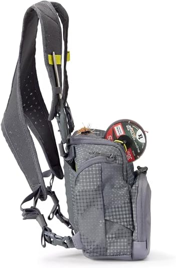Amazon.co.jp: Orvis Chestフライフィッシングパック、スチール迷彩