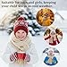 Grevosea Kids Knitted Scarf, Winter Fashion Solid Color Toddler Baby Warm Neck Wrap for Girls Boys 150 * 20cm/59.1 * 7.87inch (Beige)