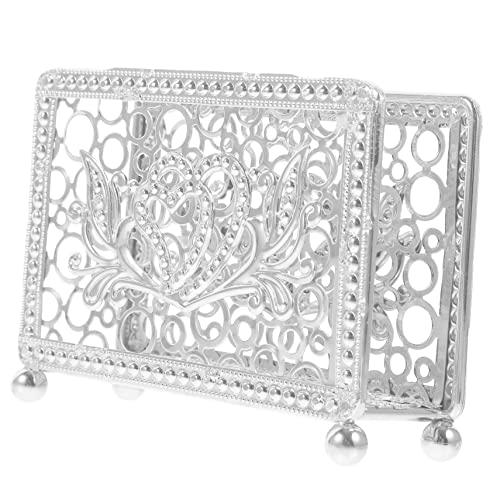 Zerodeko servilletero restaurante dispensador automático de toallas de papel puesto de servilletas decoración escritorio accesorios cocinita servilletero moderno servilletero de baño Silver