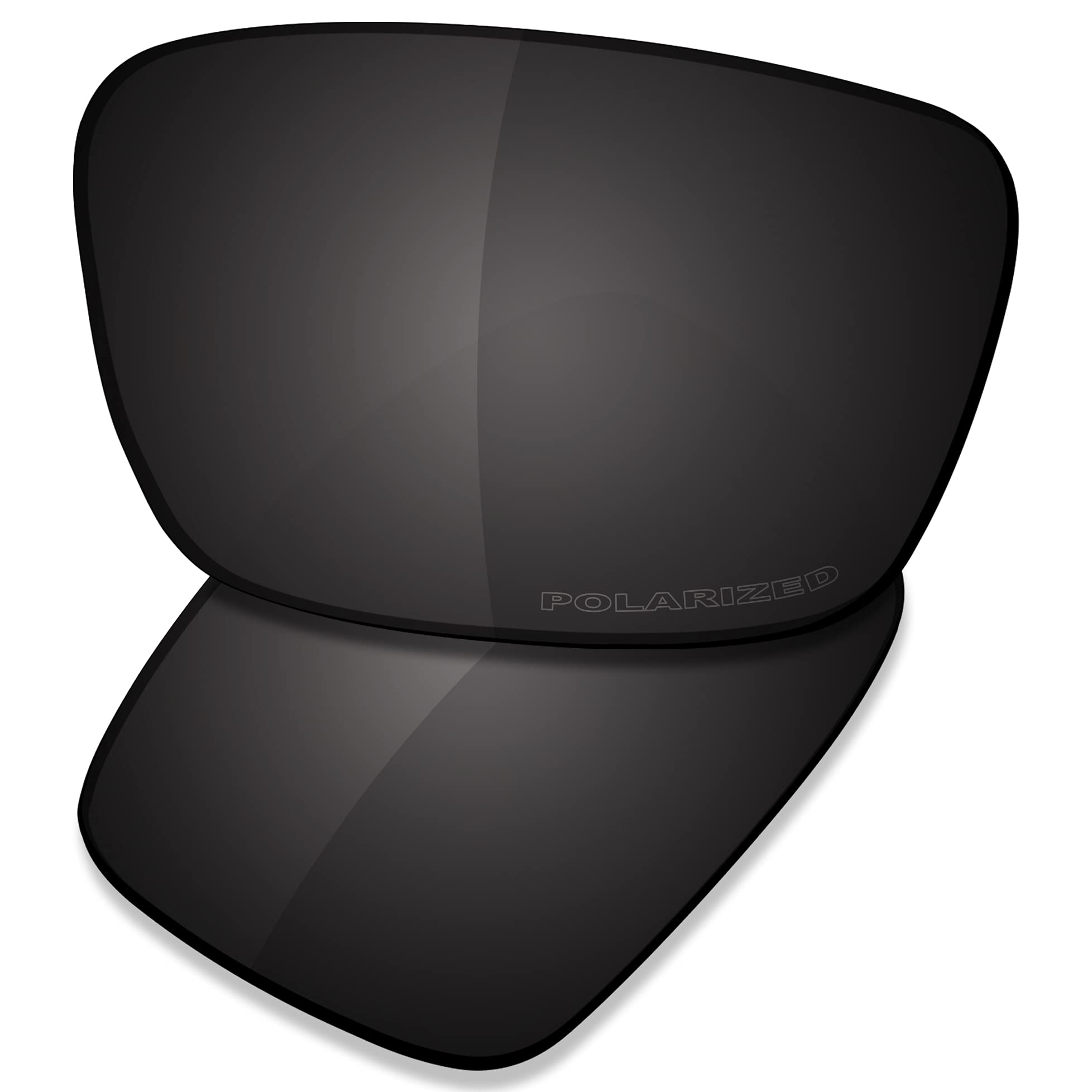 Saucer Premium Replacement Lenses for Oakley Fuel Cell OO9096 Sunglasses High Definition - Carbon Black Polarized