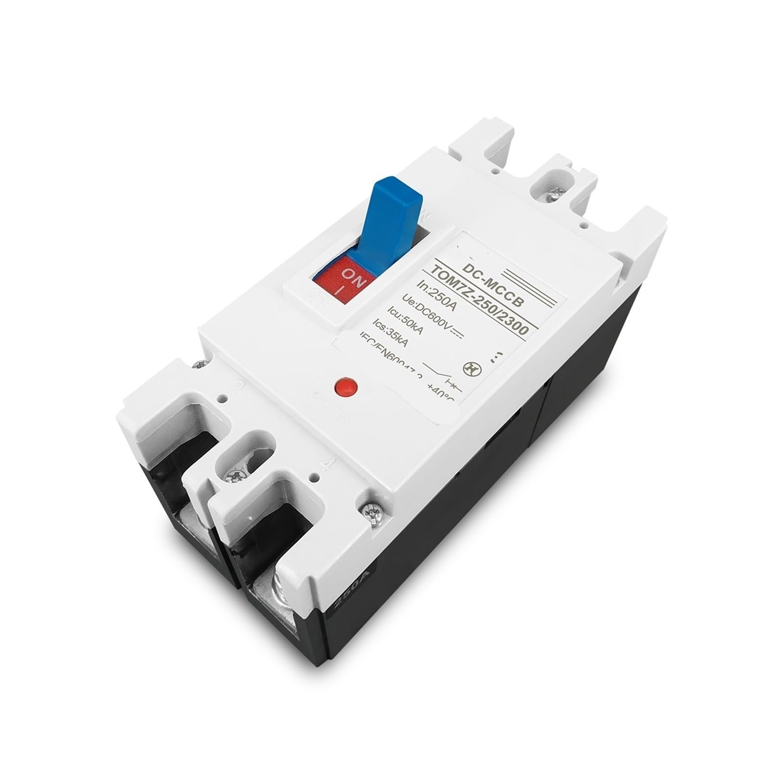 Interruttore di protezione da sovraccarico con scatola stampata solare 2P DC MCCB 600V 1 pz.(200A)
