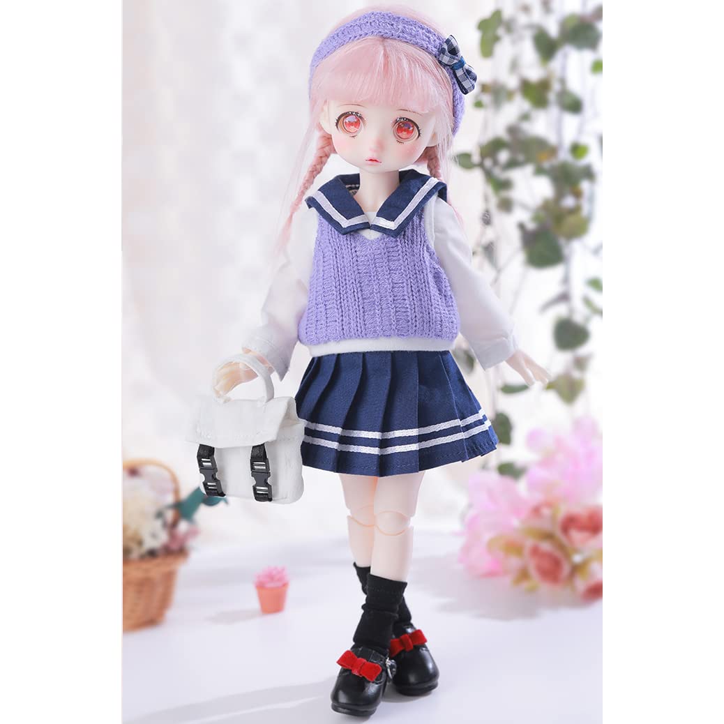 Amazon | KAKAA BJDドール フルセット 1/6 球体関節人形 27cm SD 樹脂