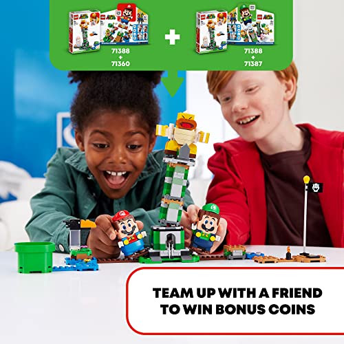 71388 Super Mario Boss Sumo Bro Topple Tower Set di espansione da collezione costruibile con figure, idea regalo per ragazzi e ragazze dai 6 anni in su - Lego - Immagine 4