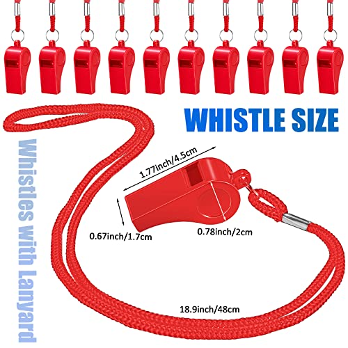 Flutesan 48 Pitos con Cordón en Paquete a Granel, Fuertes para Entrenadores y Árbitros miniatura 2