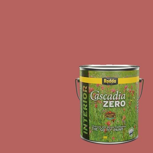 Vista 107 de Rodda Paint CASCADIA ZERO - Pintura satinada e imprimación para interiores en uno, 1 galón, pizarra