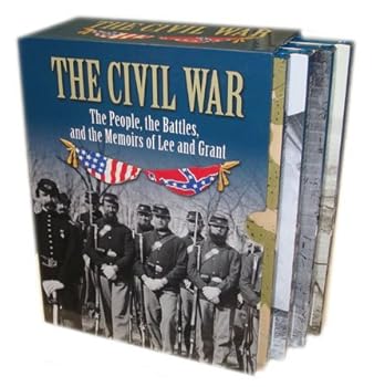 Hardcover The Civil War 4 Books Box Set Book