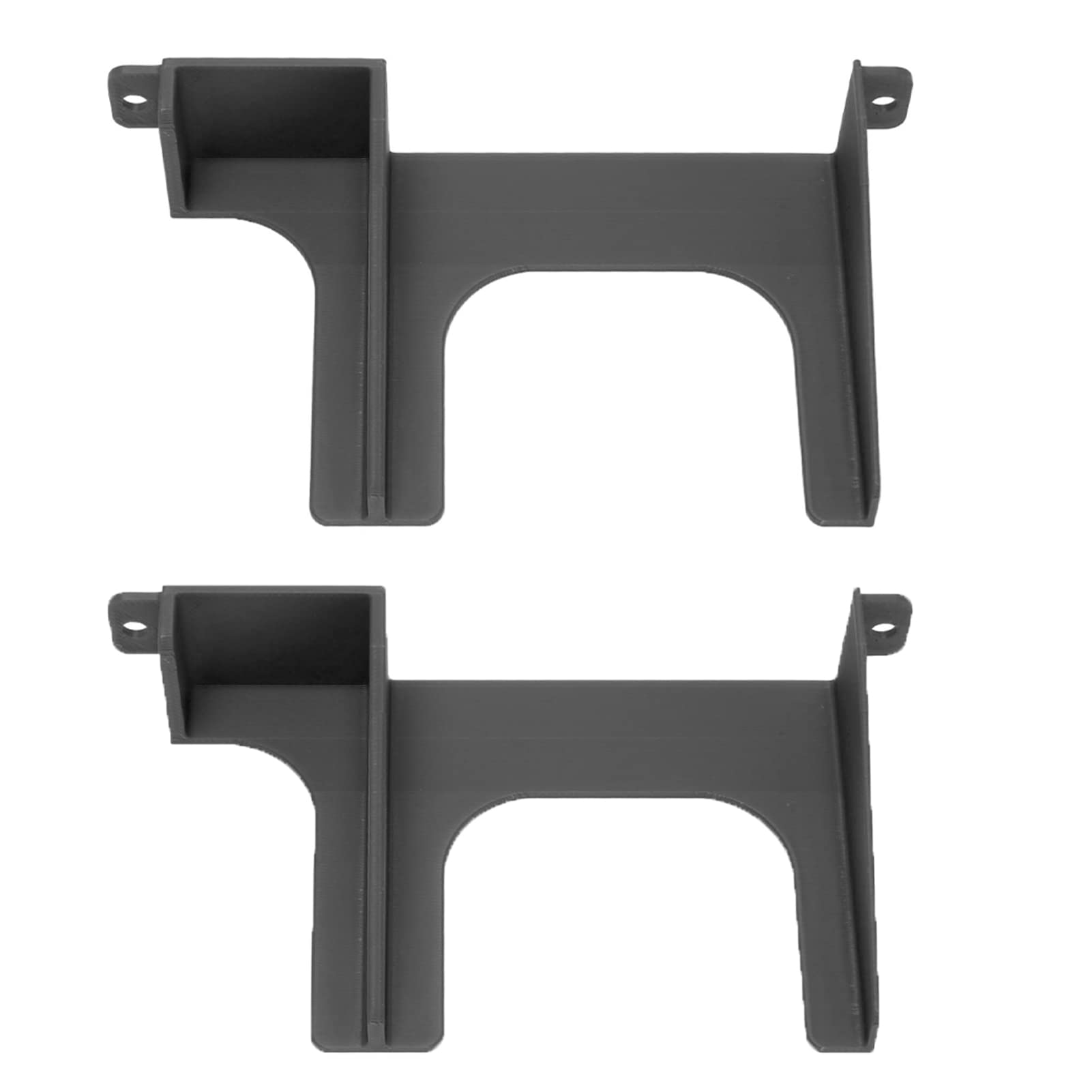 2pcs Hard Drive Bracket for PS2 SCPH 30000 50000 Console with 3D Printed Bracket for 2.5in HDD SSD, Professional Design, Easy Installation (Black)