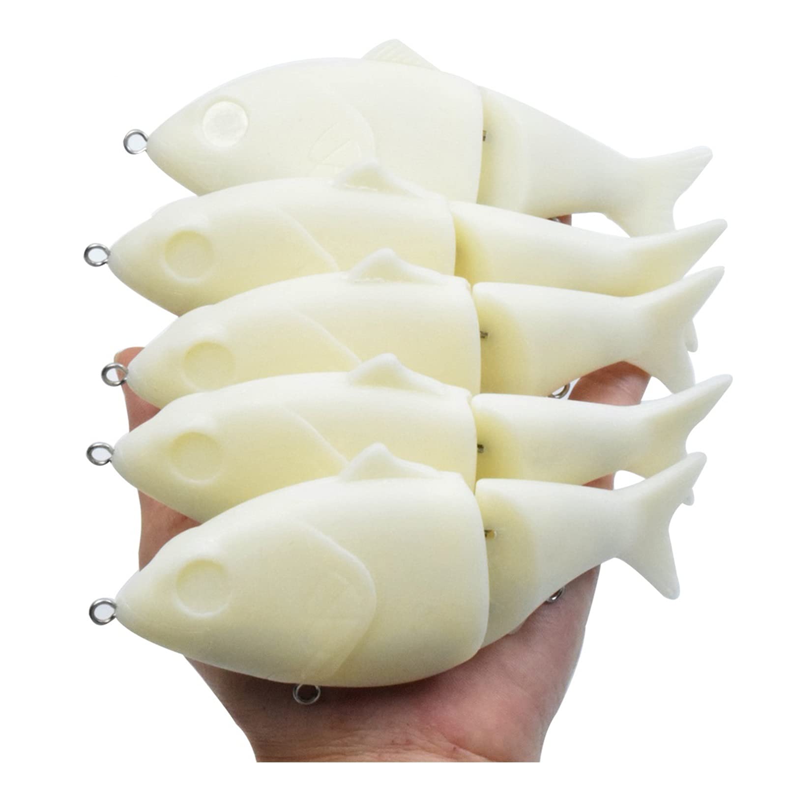 Kit d'appâts de Pêche Leurres de pêche Non peintes Glide Bait Lure Hard Blank Wobbler Slider Swaybait Pêche Tackle 13cm Leurres de Pêche