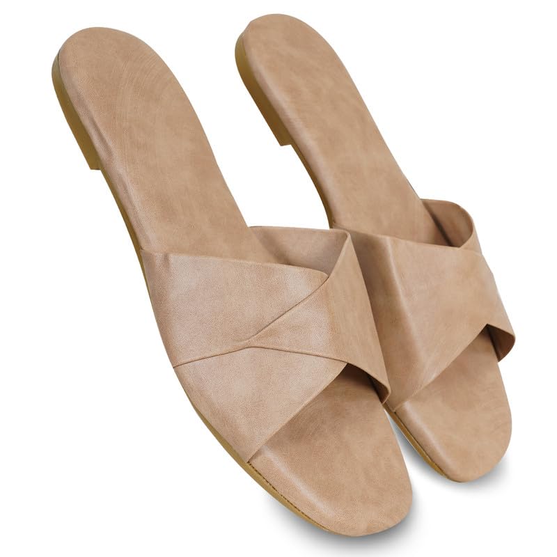 Image of DFR Women Casual Cushioned Flat Slippers Woman