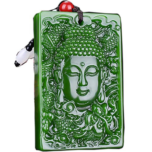 Colgante de jade verde de Buda el regalo de joyería ideal para fechas especiales