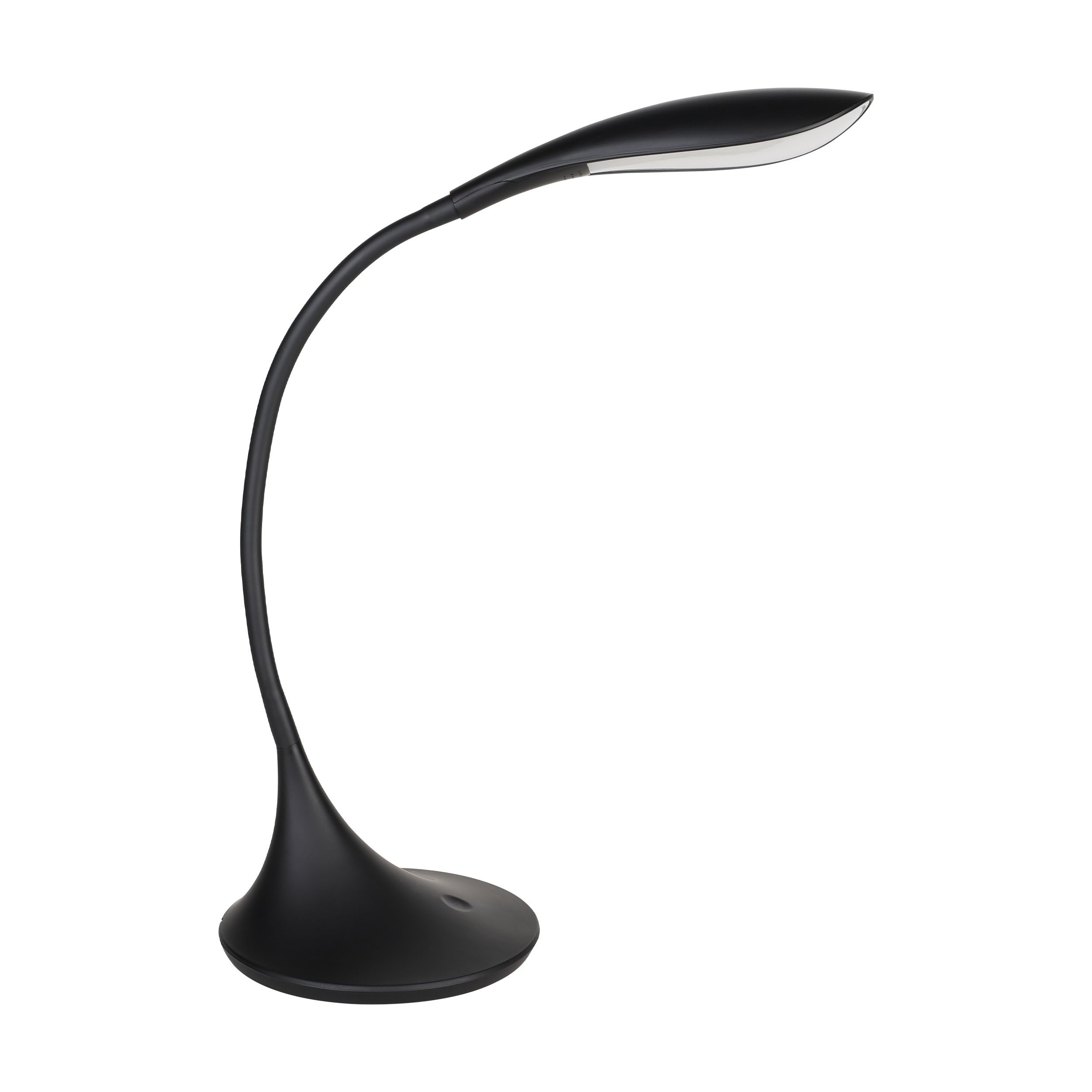 EGLO LED Tischlampe Dambera, 1 flammige Tischleuchte mit Touch, dimmbar | Schreibtischlampe, Minimalismus aus hochwertigem Kunststoff, Bürolampe in Schwarz